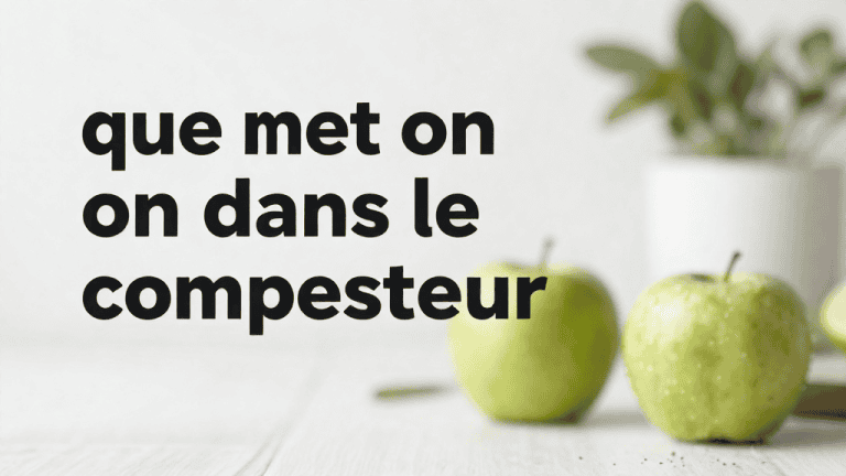 Pomme verte fraîche posée dans un composteur, illustrant le recyclage des déchets organiques pour un jardin écologique.