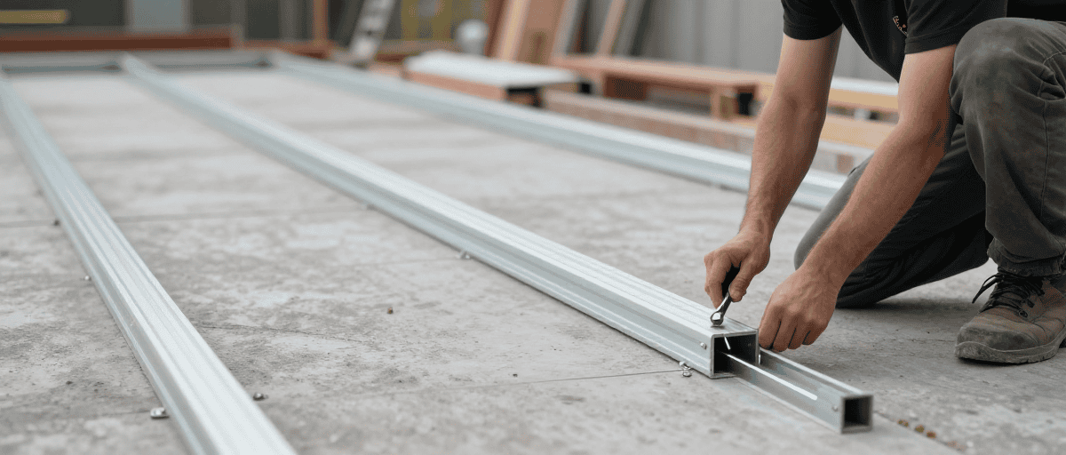 Pose de plots béton pour terrasse