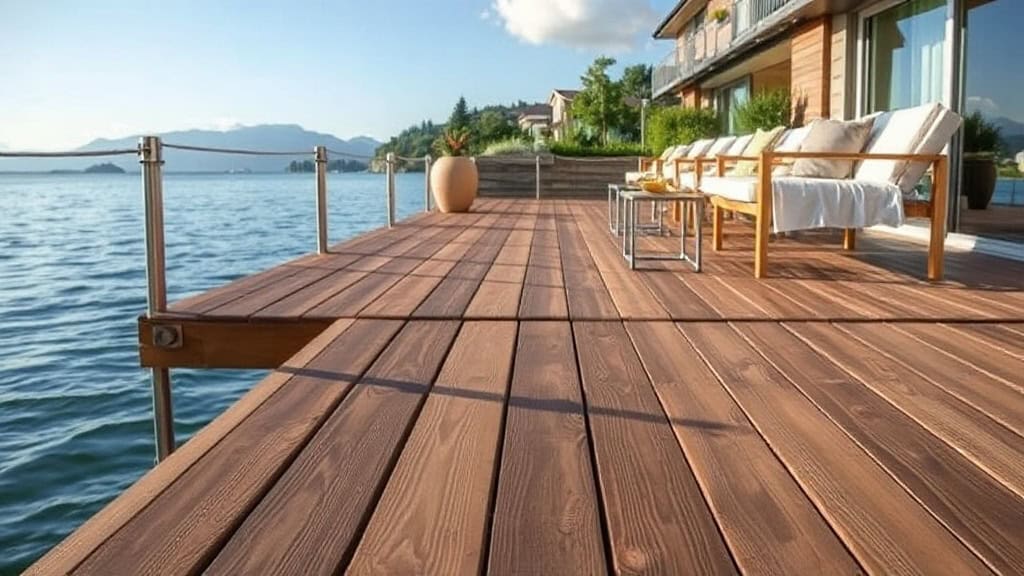 terrasse composite pont de bateau — illustration de la section : Quels produits et materiaux choisir avant le chantier ?
