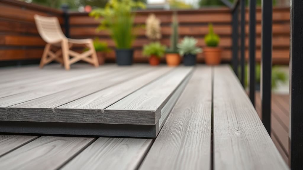 contre marche terrasse composite — illustration de la section : Une finition durable commence par le vide laissé sous la marche